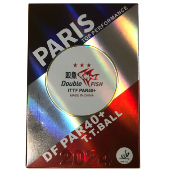 DF Paris 2024 (Pkt 6 ) 40+ 3 Star Table Tennis Ball